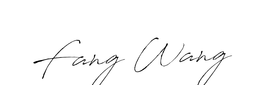 Create a beautiful signature design for name Fang Wang. With this signature (Antro_Vectra) fonts, you can make a handwritten signature for free. Fang Wang signature style 6 images and pictures png