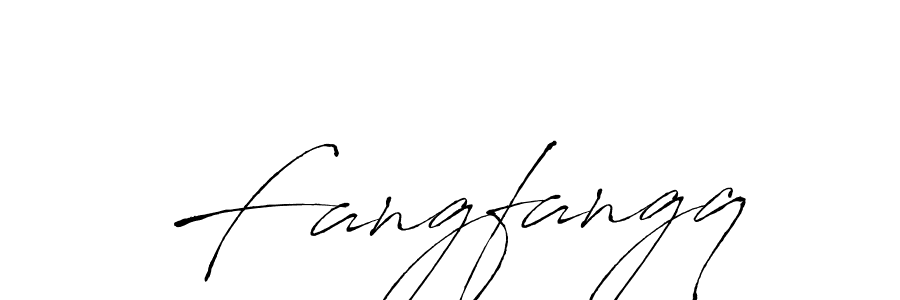 You should practise on your own different ways (Antro_Vectra) to write your name (Fangfangq) in signature. don't let someone else do it for you. Fangfangq signature style 6 images and pictures png