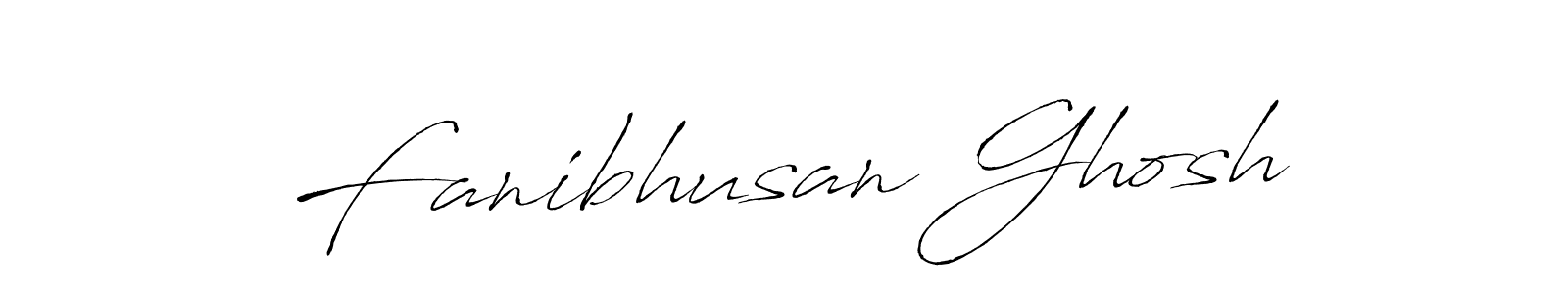 How to make Fanibhusan Ghosh name signature. Use Antro_Vectra style for creating short signs online. This is the latest handwritten sign. Fanibhusan Ghosh signature style 6 images and pictures png