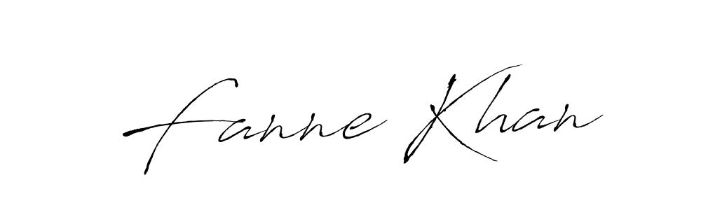 How to make Fanne Khan signature? Antro_Vectra is a professional autograph style. Create handwritten signature for Fanne Khan name. Fanne Khan signature style 6 images and pictures png