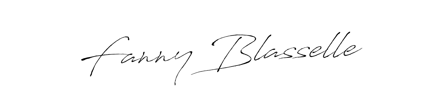 Make a beautiful signature design for name Fanny Blasselle. With this signature (Antro_Vectra) style, you can create a handwritten signature for free. Fanny Blasselle signature style 6 images and pictures png