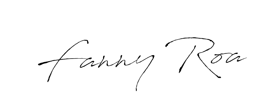 How to make Fanny Roa name signature. Use Antro_Vectra style for creating short signs online. This is the latest handwritten sign. Fanny Roa signature style 6 images and pictures png