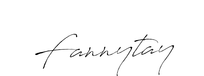 Fannytay stylish signature style. Best Handwritten Sign (Antro_Vectra) for my name. Handwritten Signature Collection Ideas for my name Fannytay. Fannytay signature style 6 images and pictures png