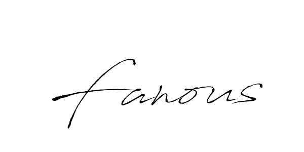 Similarly Antro_Vectra is the best handwritten signature design. Signature creator online .You can use it as an online autograph creator for name Fanous. Fanous signature style 6 images and pictures png