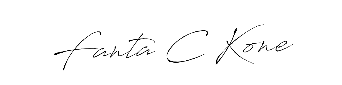 Similarly Antro_Vectra is the best handwritten signature design. Signature creator online .You can use it as an online autograph creator for name Fanta C Kone. Fanta C Kone signature style 6 images and pictures png