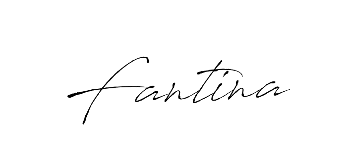 Design your own signature with our free online signature maker. With this signature software, you can create a handwritten (Antro_Vectra) signature for name Fantina. Fantina signature style 6 images and pictures png