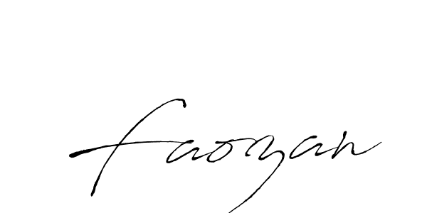 Make a short Faozan signature style. Manage your documents anywhere anytime using Antro_Vectra. Create and add eSignatures, submit forms, share and send files easily. Faozan signature style 6 images and pictures png