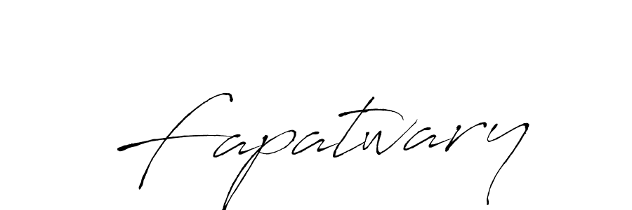 Antro_Vectra is a professional signature style that is perfect for those who want to add a touch of class to their signature. It is also a great choice for those who want to make their signature more unique. Get Fapatwary name to fancy signature for free. Fapatwary signature style 6 images and pictures png