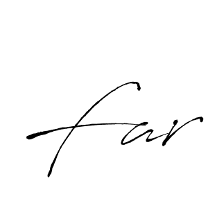 Design your own signature with our free online signature maker. With this signature software, you can create a handwritten (Antro_Vectra) signature for name Far. Far signature style 6 images and pictures png