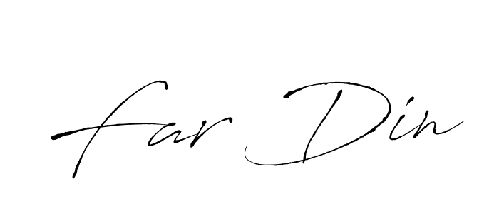 Make a beautiful signature design for name Far Din. Use this online signature maker to create a handwritten signature for free. Far Din signature style 6 images and pictures png