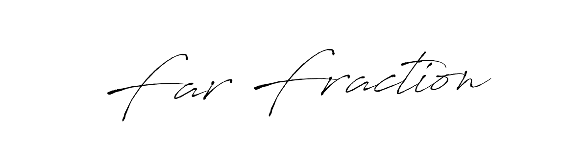 Use a signature maker to create a handwritten signature online. With this signature software, you can design (Antro_Vectra) your own signature for name Far Fraction. Far Fraction signature style 6 images and pictures png
