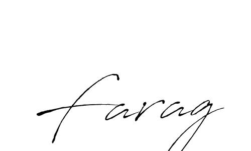 Use a signature maker to create a handwritten signature online. With this signature software, you can design (Antro_Vectra) your own signature for name Farag. Farag signature style 6 images and pictures png