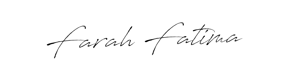 How to make Farah Fatima name signature. Use Antro_Vectra style for creating short signs online. This is the latest handwritten sign. Farah Fatima signature style 6 images and pictures png
