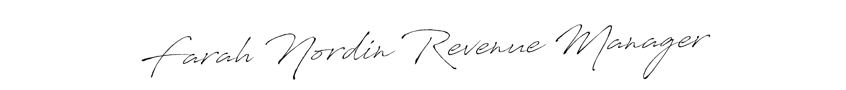 See photos of Farah Nordin Revenue Manager official signature by Spectra . Check more albums & portfolios. Read reviews & check more about Antro_Vectra font. Farah Nordin Revenue Manager signature style 6 images and pictures png