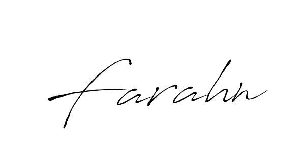 Make a beautiful signature design for name Farahn. With this signature (Antro_Vectra) style, you can create a handwritten signature for free. Farahn signature style 6 images and pictures png