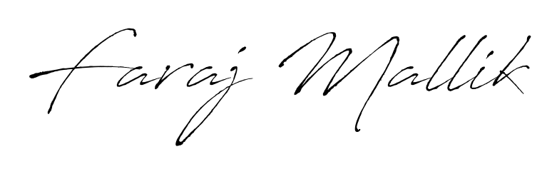 Get inspired by this graceful Antro_Vectra signature style for name Faraj Mallik. Smooth loops and balanced proportions for everyday use. Faraj Mallik signature style 6 images and pictures png