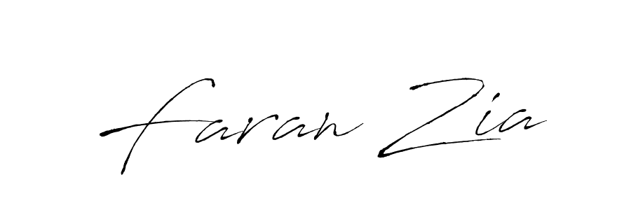 Use a signature maker to create a handwritten signature online. With this signature software, you can design (Antro_Vectra) your own signature for name Faran Zia. Faran Zia signature style 6 images and pictures png