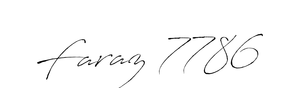 You should practise on your own different ways (Antro_Vectra) to write your name (Faraz 7786) in signature. don't let someone else do it for you. Faraz 7786 signature style 6 images and pictures png