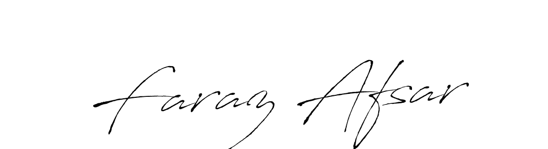 Faraz Afsar stylish signature style. Best Handwritten Sign (Antro_Vectra) for my name. Handwritten Signature Collection Ideas for my name Faraz Afsar. Faraz Afsar signature style 6 images and pictures png