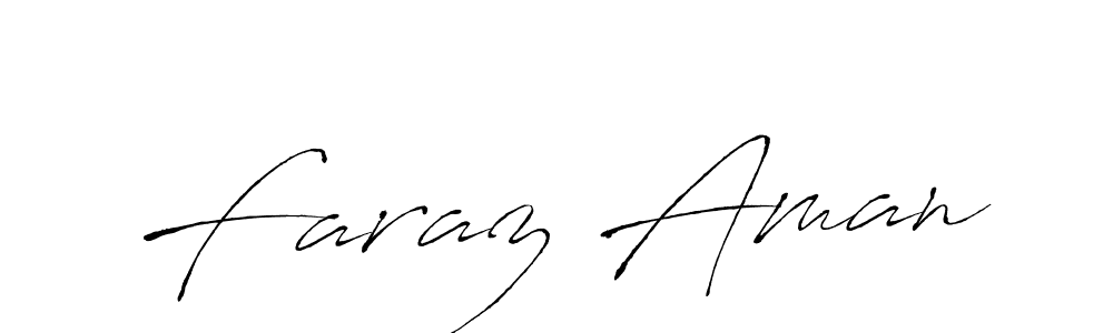 Also You can easily find your signature by using the search form. We will create Faraz Aman name handwritten signature images for you free of cost using Antro_Vectra sign style. Faraz Aman signature style 6 images and pictures png