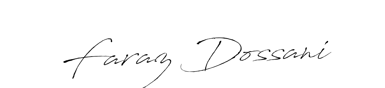 Check out images of Autograph of Faraz Dossani name. Actor Faraz Dossani Signature Style. Antro_Vectra is a professional sign style online. Faraz Dossani signature style 6 images and pictures png