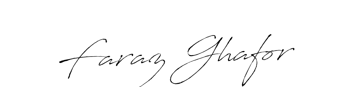 Antro_Vectra is a professional signature style that is perfect for those who want to add a touch of class to their signature. It is also a great choice for those who want to make their signature more unique. Get Faraz Ghafor name to fancy signature for free. Faraz Ghafor signature style 6 images and pictures png