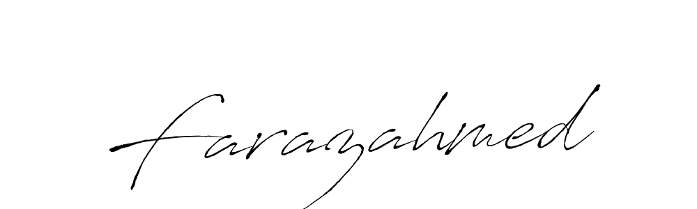 How to make Farazahmed signature? Antro_Vectra is a professional autograph style. Create handwritten signature for Farazahmed name. Farazahmed signature style 6 images and pictures png