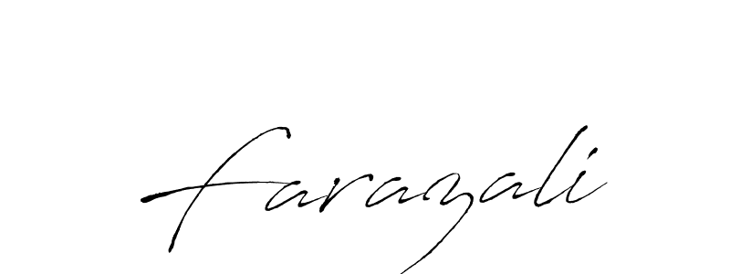 Create a beautiful signature design for name Farazali. With this signature (Antro_Vectra) fonts, you can make a handwritten signature for free. Farazali signature style 6 images and pictures png