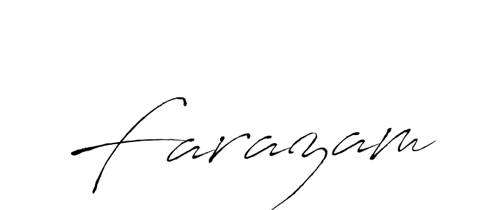 How to make Farazam name signature. Use Antro_Vectra style for creating short signs online. This is the latest handwritten sign. Farazam signature style 6 images and pictures png