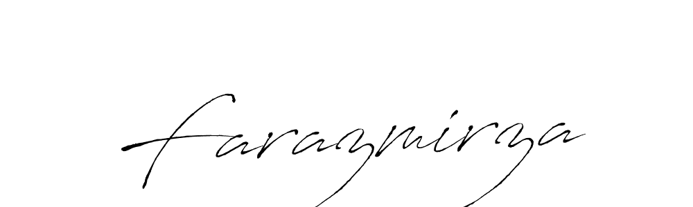 How to make Farazmirza signature? Antro_Vectra is a professional autograph style. Create handwritten signature for Farazmirza name. Farazmirza signature style 6 images and pictures png