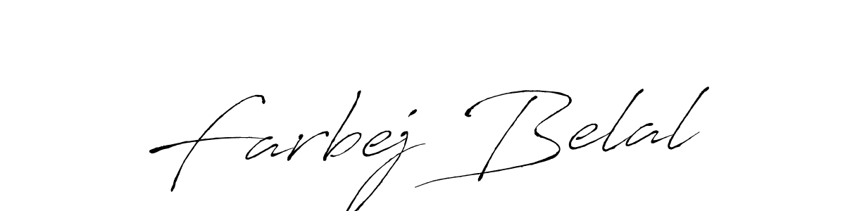 How to make Farbej Belal signature? Antro_Vectra is a professional autograph style. Create handwritten signature for Farbej Belal name. Farbej Belal signature style 6 images and pictures png