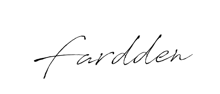 Also we have Fardden name is the best signature style. Create professional handwritten signature collection using Antro_Vectra autograph style. Fardden signature style 6 images and pictures png