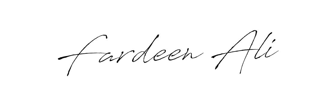 How to make Fardeen Ali name signature. Use Antro_Vectra style for creating short signs online. This is the latest handwritten sign. Fardeen Ali signature style 6 images and pictures png