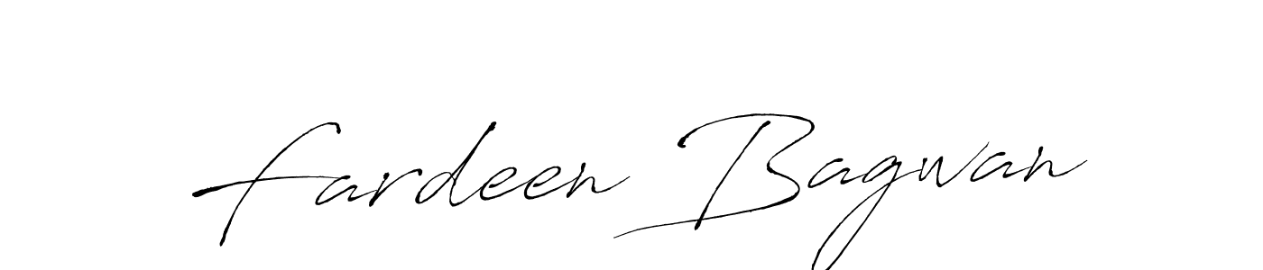 Design your own signature with our free online signature maker. With this signature software, you can create a handwritten (Antro_Vectra) signature for name Fardeen Bagwan. Fardeen Bagwan signature style 6 images and pictures png