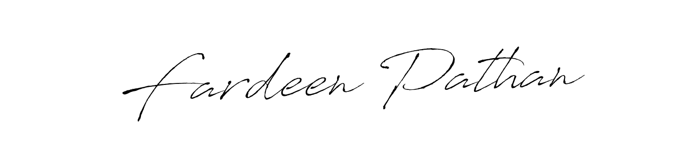 Create a beautiful signature design for name Fardeen Pathan. With this signature (Antro_Vectra) fonts, you can make a handwritten signature for free. Fardeen Pathan signature style 6 images and pictures png