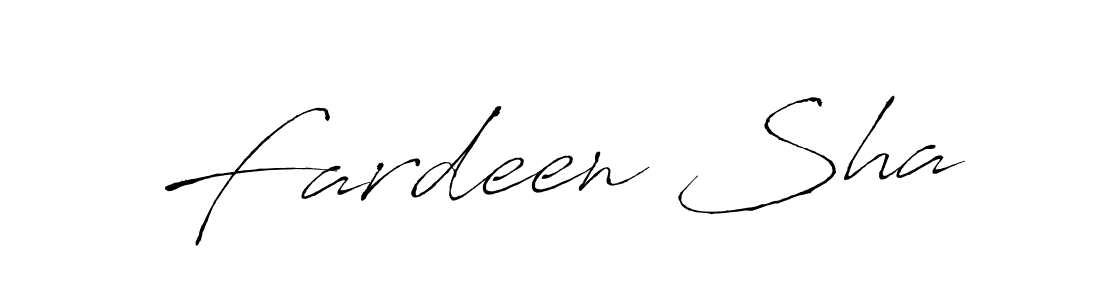 Antro_Vectra is a professional signature style that is perfect for those who want to add a touch of class to their signature. It is also a great choice for those who want to make their signature more unique. Get Fardeen Sha name to fancy signature for free. Fardeen Sha signature style 6 images and pictures png