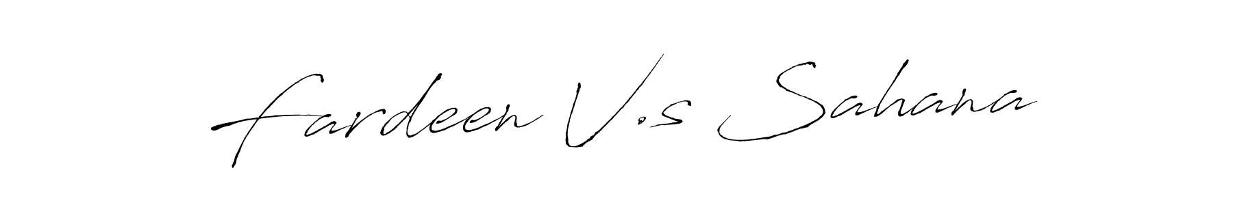 This is the best signature style for the Fardeen V.s Sahana name. Also you like these signature font (Antro_Vectra). Mix name signature. Fardeen V.s Sahana signature style 6 images and pictures png