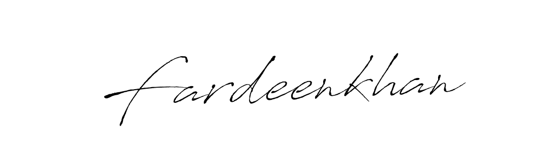 Create a beautiful signature design for name Fardeenkhan. With this signature (Antro_Vectra) fonts, you can make a handwritten signature for free. Fardeenkhan signature style 6 images and pictures png