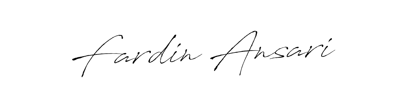 Antro_Vectra is a professional signature style that is perfect for those who want to add a touch of class to their signature. It is also a great choice for those who want to make their signature more unique. Get Fardin Ansari name to fancy signature for free. Fardin Ansari signature style 6 images and pictures png