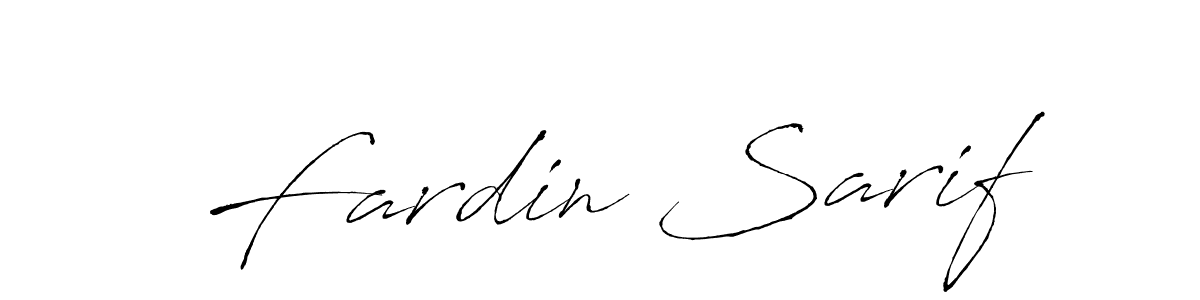Antro_Vectra is a professional signature style that is perfect for those who want to add a touch of class to their signature. It is also a great choice for those who want to make their signature more unique. Get Fardin Sarif name to fancy signature for free. Fardin Sarif signature style 6 images and pictures png