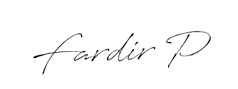 Make a beautiful signature design for name Fardir P. Use this online signature maker to create a handwritten signature for free. Fardir P signature style 6 images and pictures png