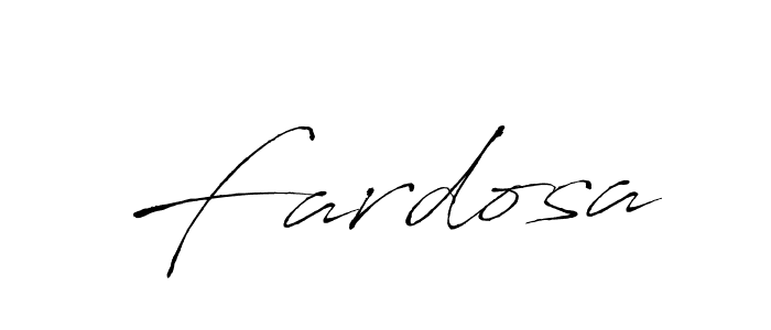 How to make Fardosa signature? Antro_Vectra is a professional autograph style. Create handwritten signature for Fardosa name. Fardosa signature style 6 images and pictures png
