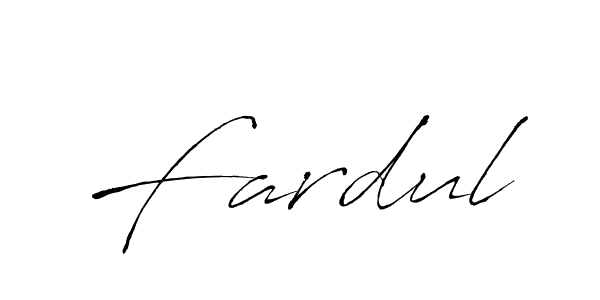 Create a beautiful signature design for name Fardul. With this signature (Antro_Vectra) fonts, you can make a handwritten signature for free. Fardul signature style 6 images and pictures png