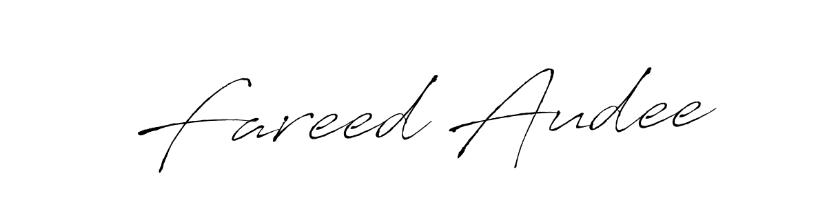 Also we have Fareed Audee name is the best signature style. Create professional handwritten signature collection using Antro_Vectra autograph style. Fareed Audee signature style 6 images and pictures png