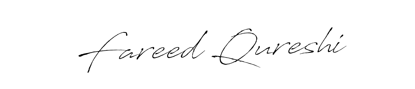 Also we have Fareed Qureshi name is the best signature style. Create professional handwritten signature collection using Antro_Vectra autograph style. Fareed Qureshi signature style 6 images and pictures png