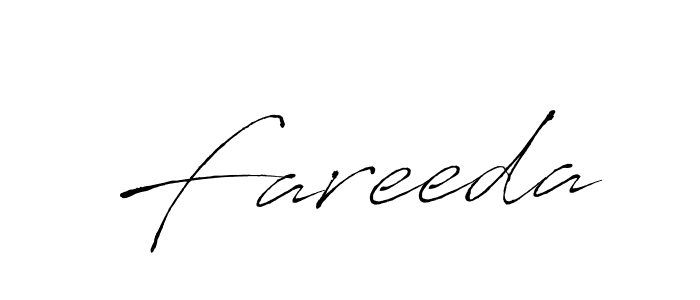 Fareeda stylish signature style. Best Handwritten Sign (Antro_Vectra) for my name. Handwritten Signature Collection Ideas for my name Fareeda. Fareeda signature style 6 images and pictures png
