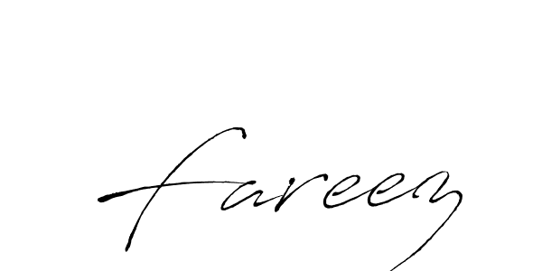 Antro_Vectra is a professional signature style that is perfect for those who want to add a touch of class to their signature. It is also a great choice for those who want to make their signature more unique. Get Fareez name to fancy signature for free. Fareez signature style 6 images and pictures png