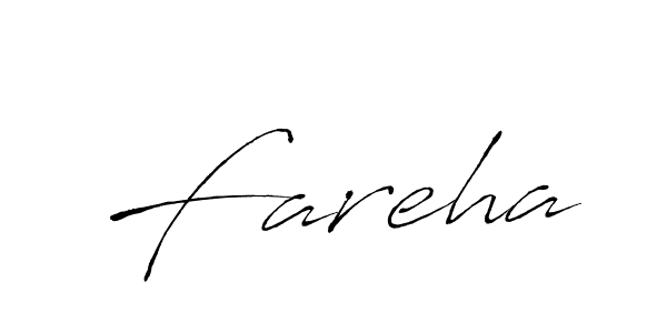 Fareha stylish signature style. Best Handwritten Sign (Antro_Vectra) for my name. Handwritten Signature Collection Ideas for my name Fareha. Fareha signature style 6 images and pictures png