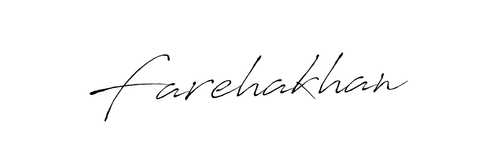 Make a beautiful signature design for name Farehakhan. With this signature (Antro_Vectra) style, you can create a handwritten signature for free. Farehakhan signature style 6 images and pictures png