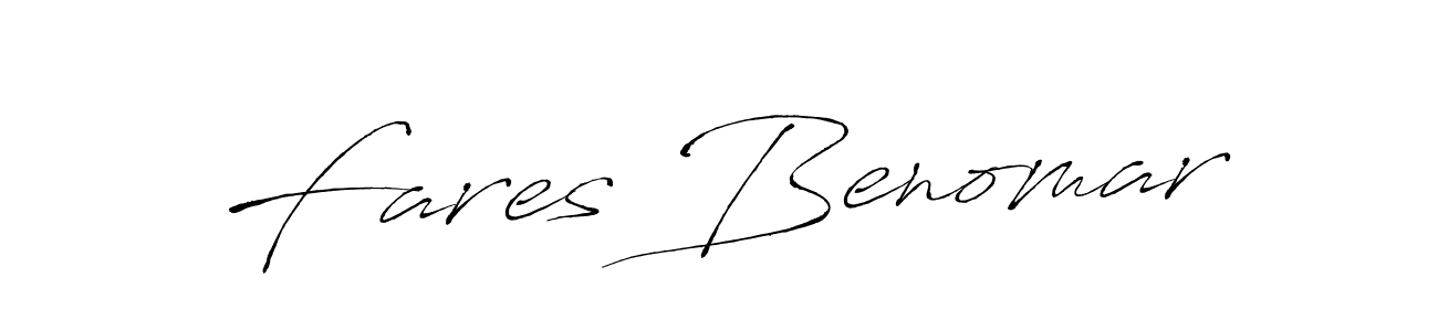 It looks lik you need a new signature style for name Fares Benomar. Design unique handwritten (Antro_Vectra) signature with our free signature maker in just a few clicks. Fares Benomar signature style 6 images and pictures png